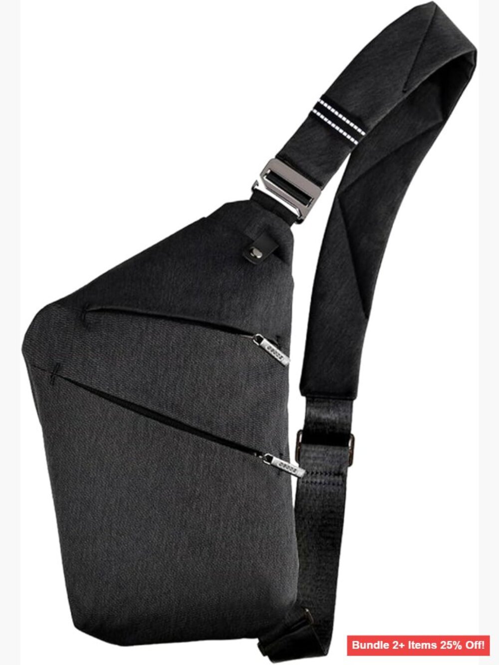 Anti-Theft Sling Crossbody Bag Nylon Lightweight Travel Daypack Unisex